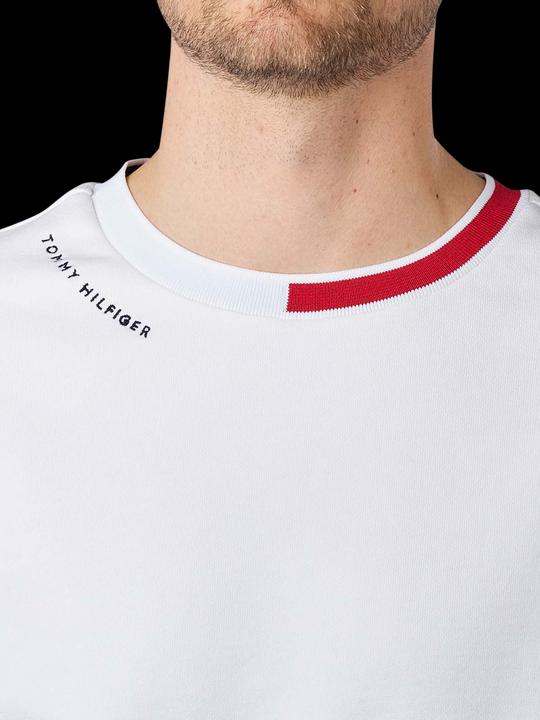 Produktbild Tommy Hilfiger Jacquard Pullover Crew Neck White (L)
