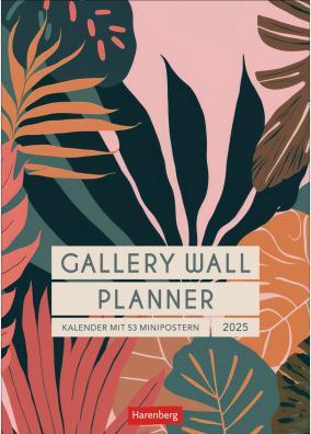Produktbild Harenberg Gallery Wall Planner Wochenplaner 2025 - Kalender mit 53 Minipostern (25 x 35.5 cm)