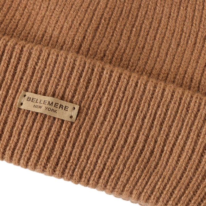 Image du produit Bellemere Headgear Ribbed Lambswool Beanie (Taille unique)
