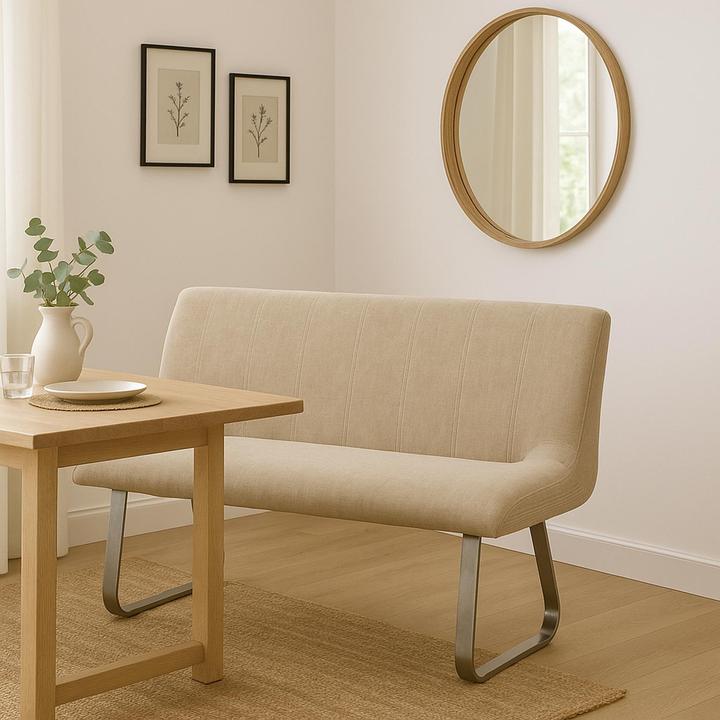 Produktbild HTI-Living Bank 3-Sitzer Taupe Emrys (140 cm)