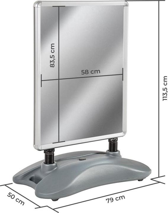 Image du produit tectake Porte-affiches (A1)