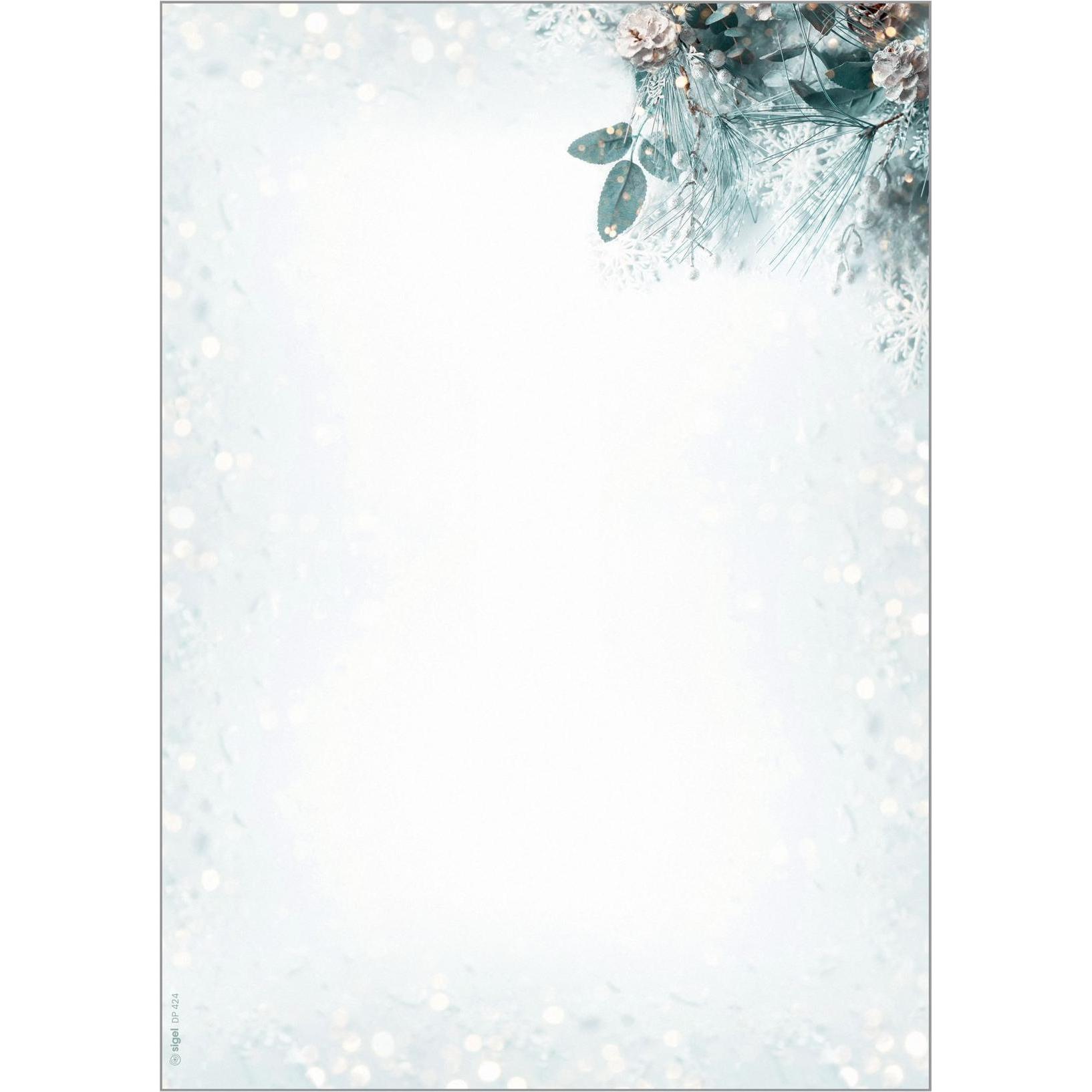 Thumbnail - Sigel, Grusskarte + Briefpapier, Weihnachtsbriefpapier (100 Stk.)