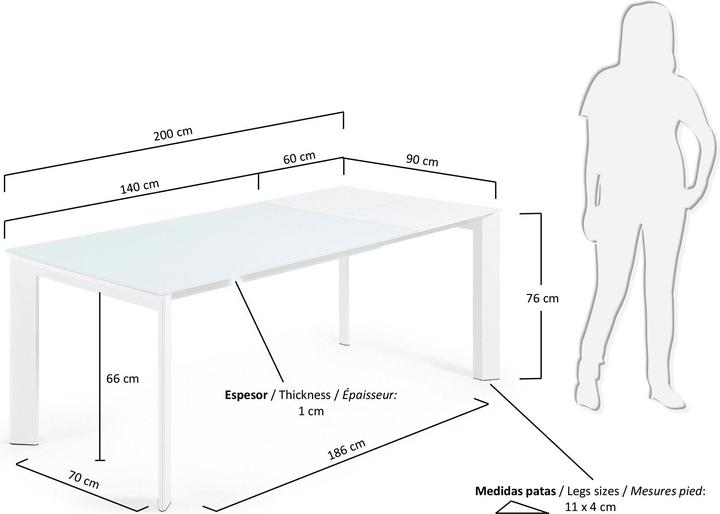 Image du produit Kave Home Axis (90 x 140 x 76 cm)