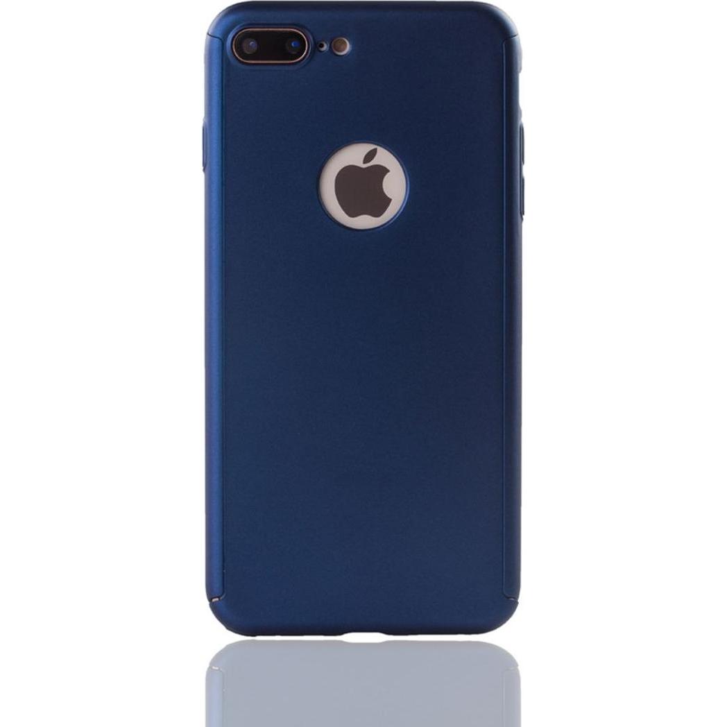 Thumbnail - König Design Schutz Handy Hülle für Apple iPhone 7 Plus Full Case Cover Displayschutz Blau (Apple iPhone 7 Plus), Smartp...