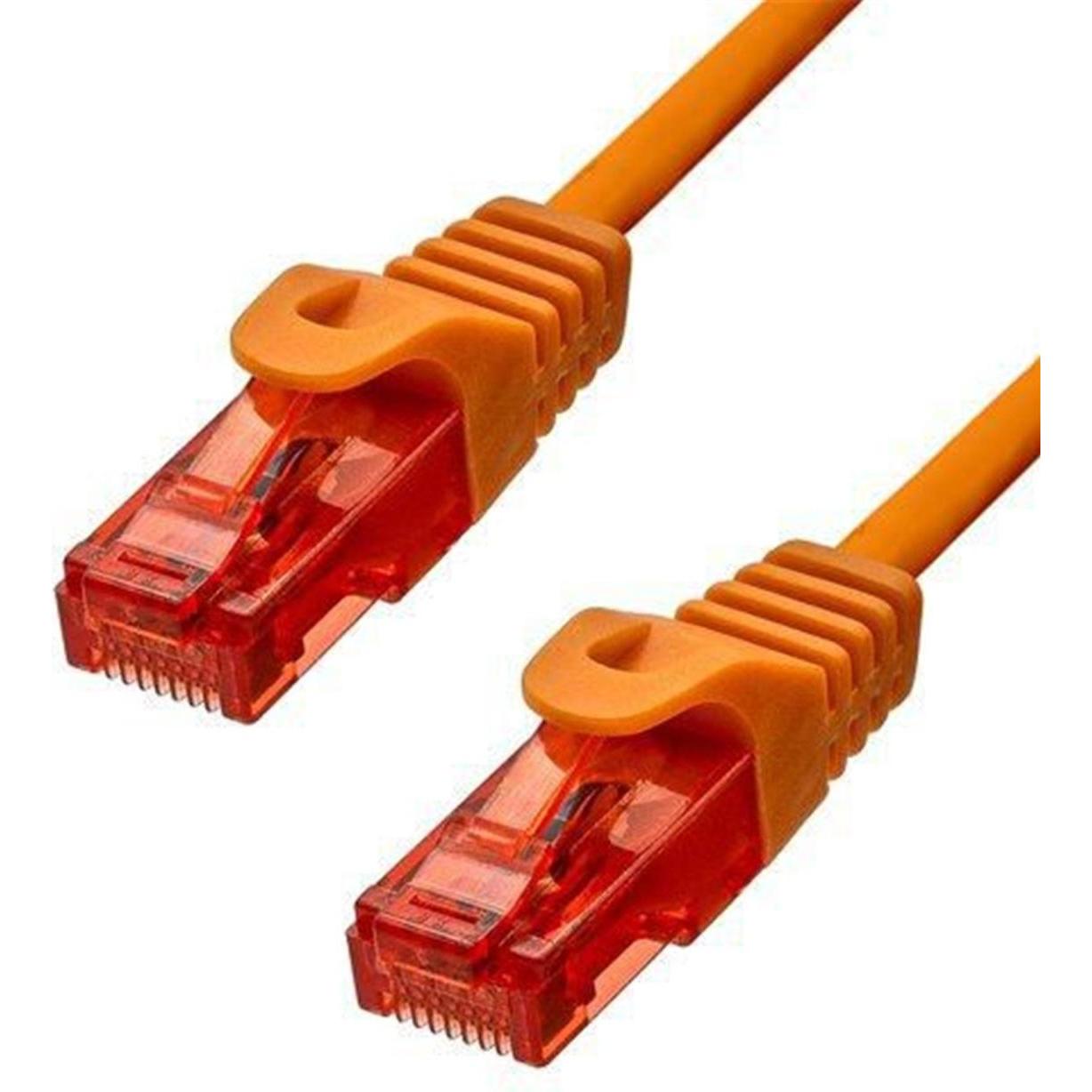 ProXtend U/UTP CAT6 LSZH AWG 24 CU Orange 30CM (U/UTP, CAT6, 0.30 m), Netzwerkkabel