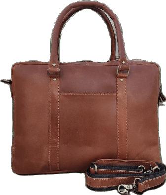 Only-Bags.Store Herren Leder Umhängetasche, Aktentasche, Satchel Tablet Ipad Laptop 16" Zoll, Leder College Tasche