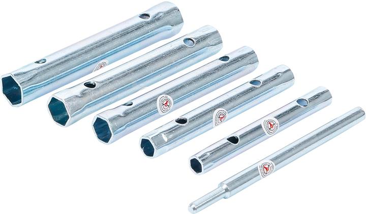Productafbeelding BGS Pijpsleutelset | SW 8 x 9 - 16 x 17 mm | 6 stuks. (8 mm, 10 mm, 12 mm, 14 mm, 16 mm)