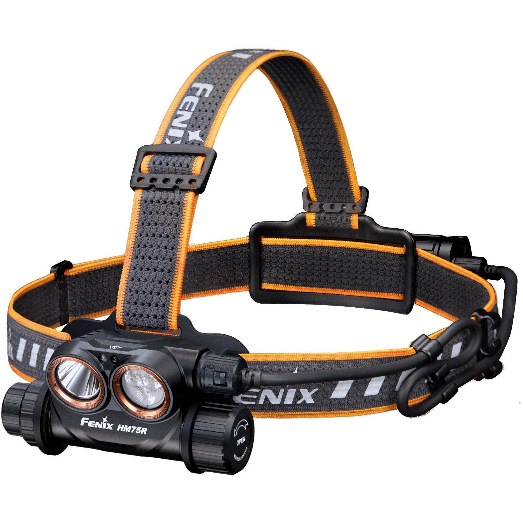 Fenix HM75R, lange Betriebsautonomie Stirnlampe (1600 lm) (HM75R)