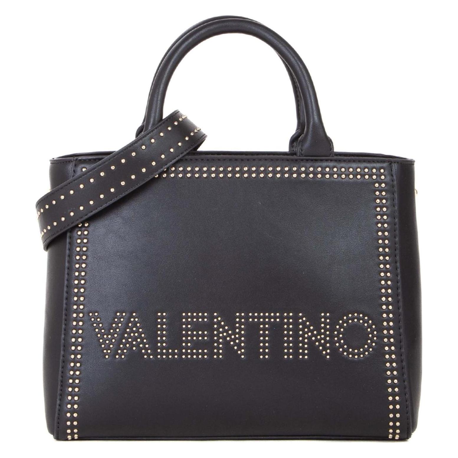 Valentino, Damen, Handtasche, Shine Schultertasche - Schwarz, Schwarz