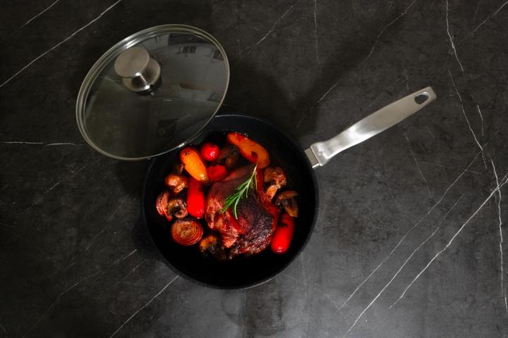 Produktbild Swiss Diamond CXD Induktion Bratpfanne/Deckel ohne PFAS 24cm (24 cm, Bratpfanne, Aluminium)