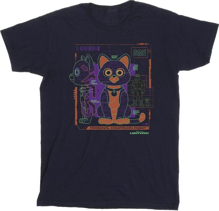 Actual product image Disney Mens Lightyear Sox Technical T-Shirt (5XL)