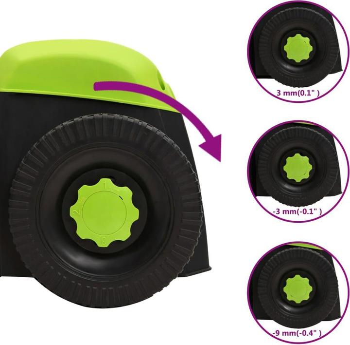 Actual product image vidaXL 2-in-1 electric lawn aerator 1500 W