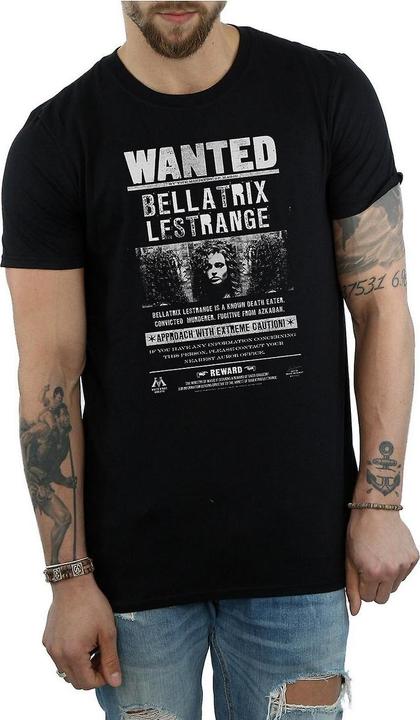 Produktbild Bellatrix Lestrange Wanted Poster Baumwolle TShirt (M)