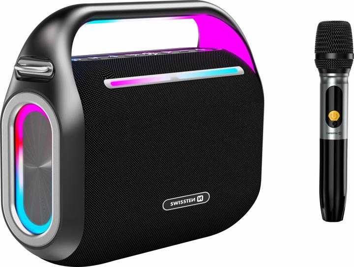 Swissten Bluetooth Speaker Harmony 120W Black (15 h, USB power delivery)