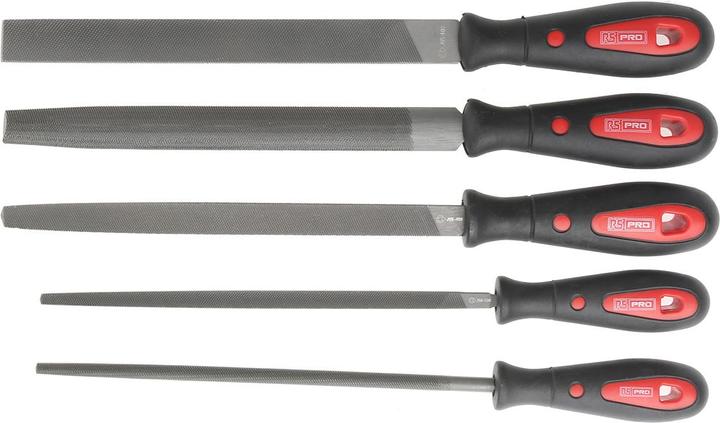 Image du produit RS PRO 5 Piece File Set Bastard Cut (200 mm)