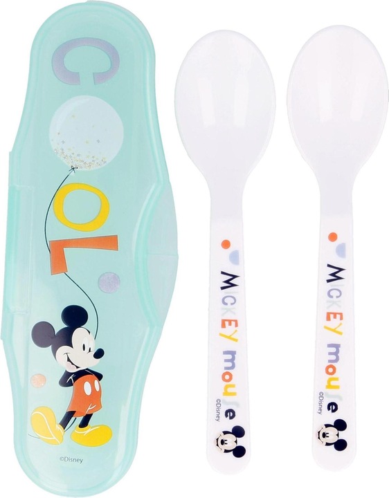 Actual product image Stor Baby spoon travel set Mickey Mouse