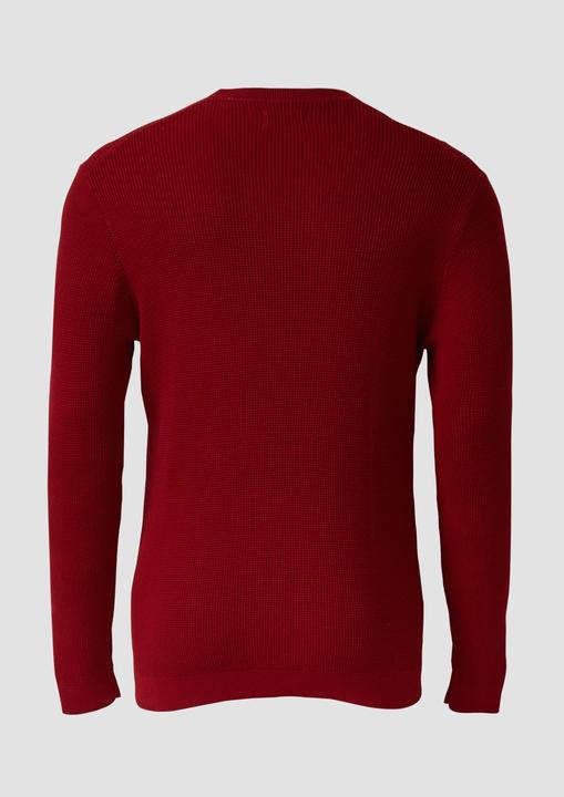 Produktbild s.Oliver Strickpullover Strukturmix-Pullover aus reiner Baumwolle (XXL)