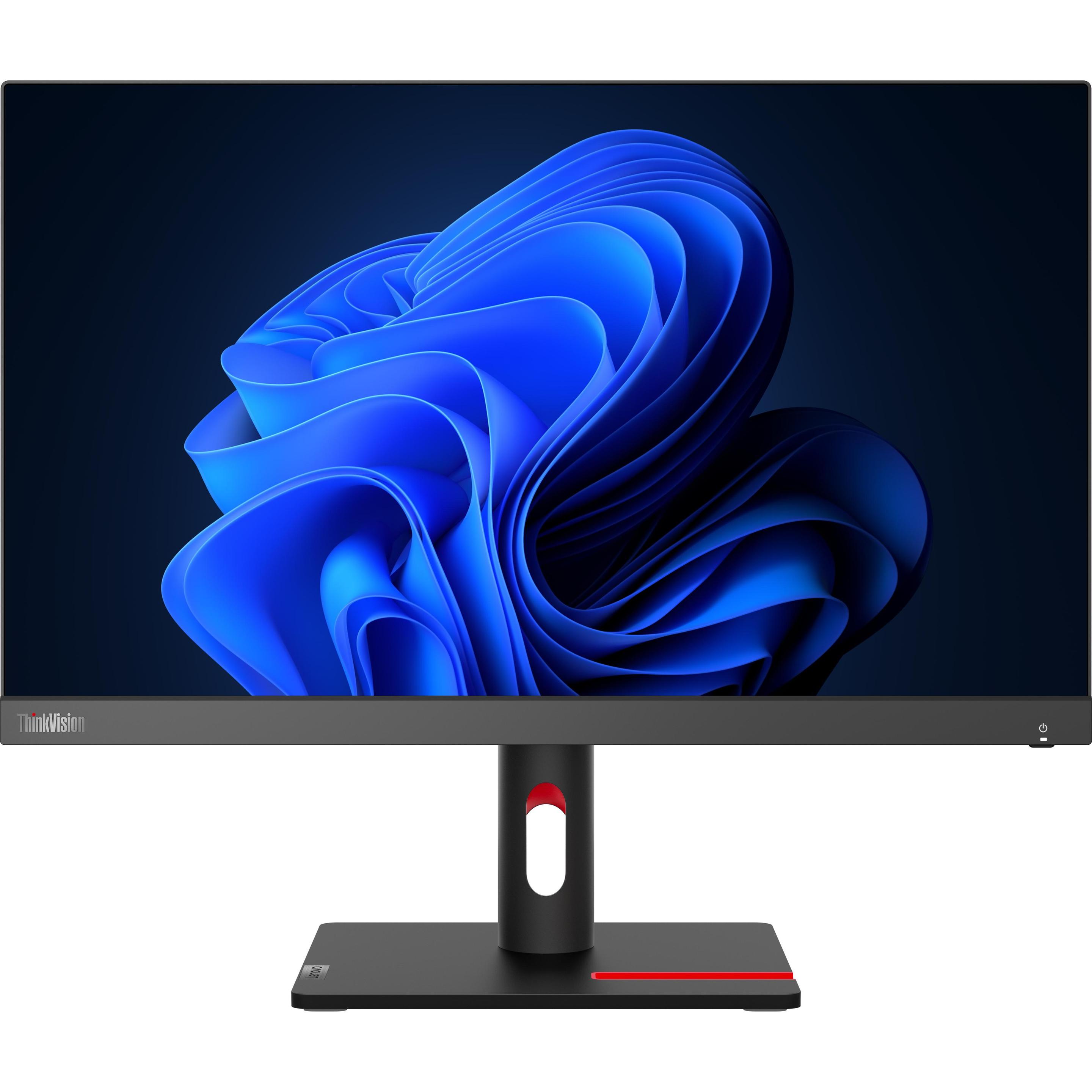 Lenovo ThinkVision S22i-30 (1920 x 1080 Pixel, 21.50"), Monitor, Schwarz, Grau