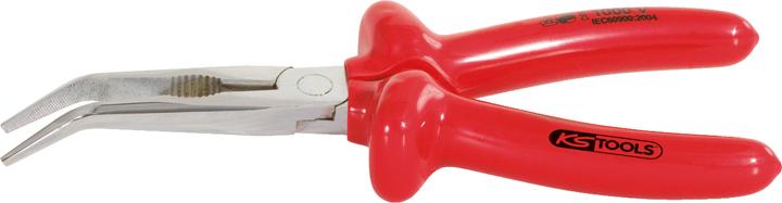 Produktbild KS Tools 1000V Flachrundzange, gebogen, 160mm (160 mm)