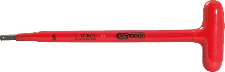 Actual product image KS Tools Insulated T-handle pin spanner, 12x200mm