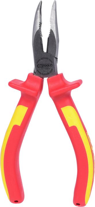 Image du produit KS Tools Pince ERGOTORQUE VDE à bec plat, courbée, 165mm (165 mm)