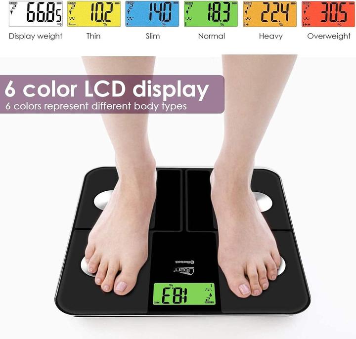 Immagine prodotto Uten Körperanalysewaage mit LCD-Display (180 kg)