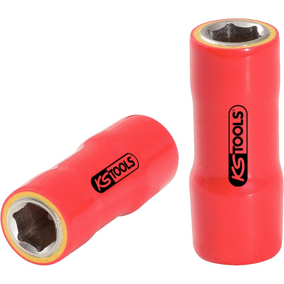 KS Tools, Steckschlüssel + Stecknuss, 1/4"" Isolierte Stecknuss, 10mm (10 mm)