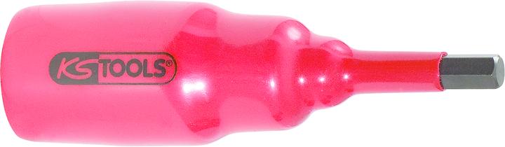 Actual product image KS Tools 3/8" bit socket with protective insulation (6 mm)