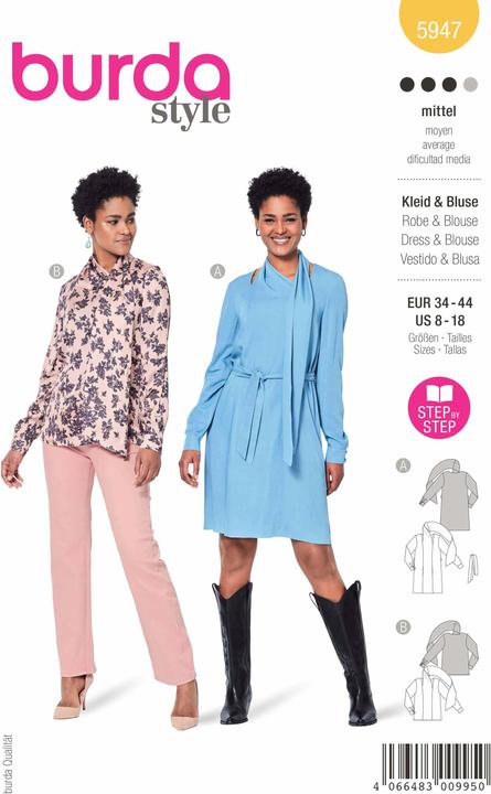 Produktbild Schnittmuster Kleid & Bluse