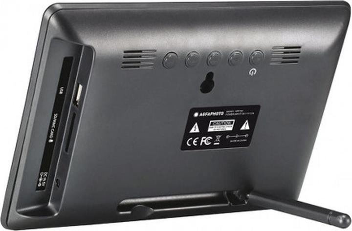 Actual product image AGFAPHOTO Digital Photo Frame Agfa Digital Photo Frame 7 "" 7 HD LED + Calendar Clock - Black (7", 1024 x 600 pixels)