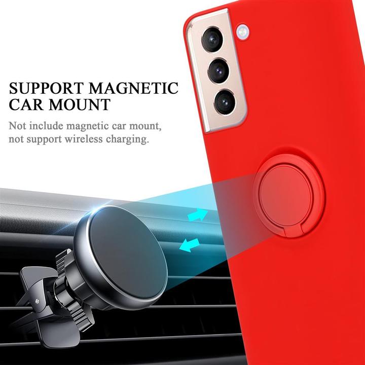 Actual product image Cadorabo TPU Liquid Ring Silicone Case Cover (Samsung Galaxy S21+)
