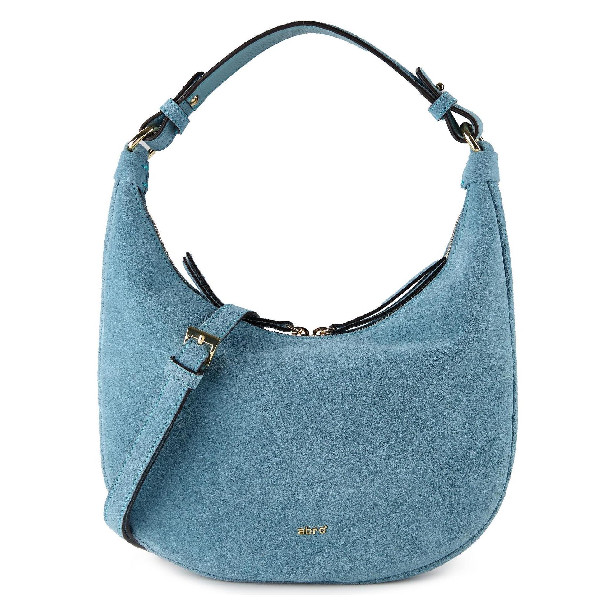 Abro, Damen, Tasche, Nana Schultertasche Leder 27.5 Cm, Blau