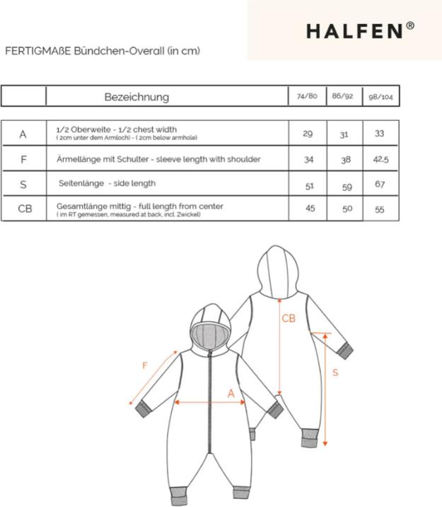Produktbild Halfen Walk Overall mit Teddyfutter (74)