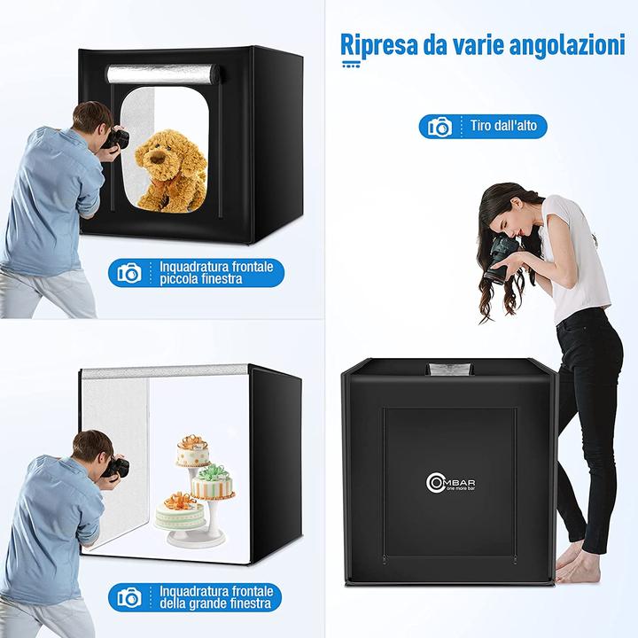 Actual product image Ombar Photo Studio Light Box, 80x80x80cm (Recording box)