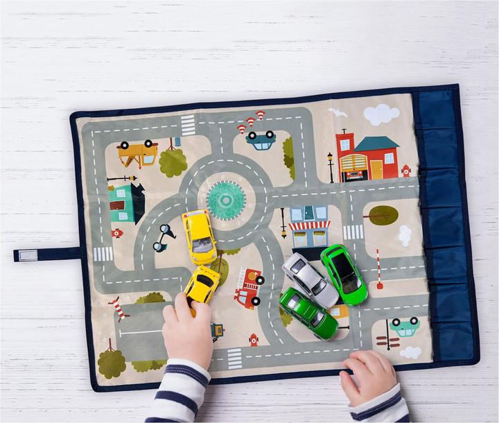 Image du produit Achoka Tapis de jeu Trafic urbain, 100x150cm (150 x 100 cm)