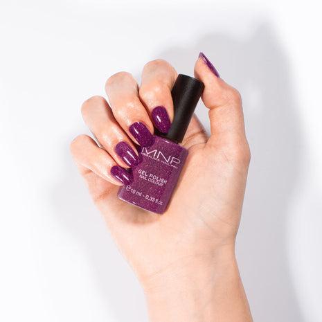 Produktbild Mesauda Purple Glitter (050 Purple Glitter, Gel-Effekt Nagellack)
