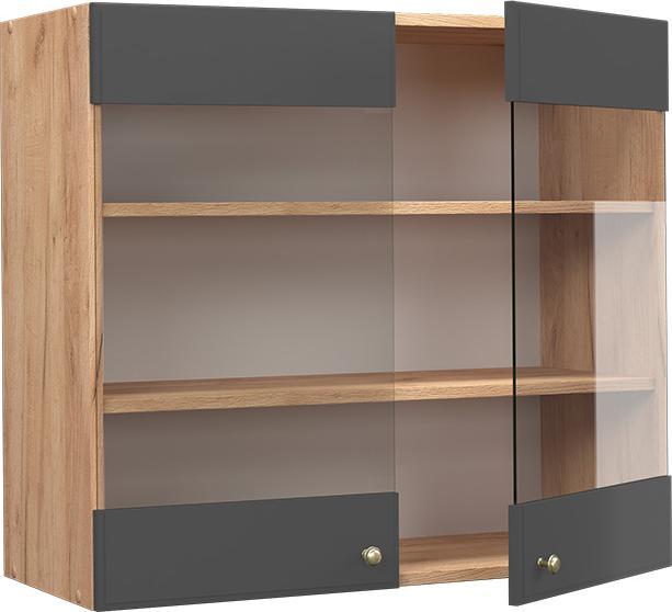 Vicco Küchenglasschrank Fame-Line (80 x 34.10 x 72 cm)