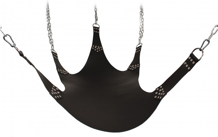 Actual product image Mr. Sling Leather Sling - 5 points - Black