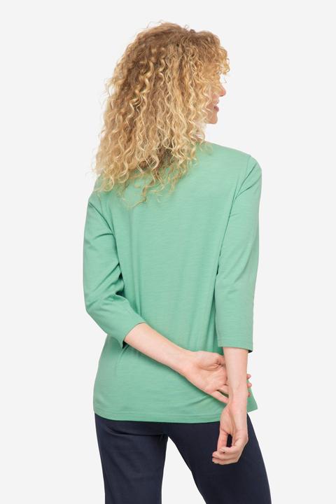 Actual product image Laurasøn Seal Motif 3/4 Sleeve Tee (S)