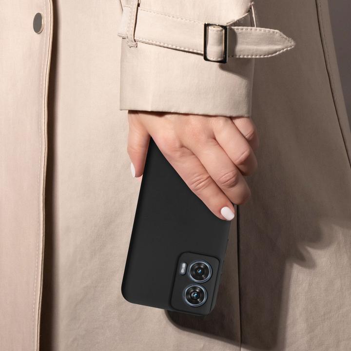 Actual product image Cadorabo Case for Motorola Moto Edge 50 Fusion TPU Liquid Silicone Cover (Motorola Edge 50 Fusion)