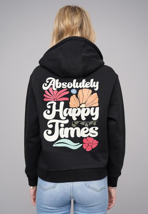 Produktbild Merchcode Ladies 77 Happy Times Black Everyday Hoodie - 187605 (M)