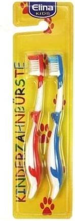 Produktbild Elina Dental Bobby, Weich - 2 Kinderzahnbürsten (Weich, 2 x)