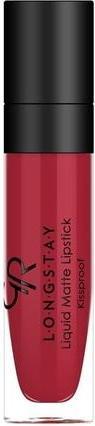 Golden Rose Creamy Longstay Liquid Matte Lipstick mit Vitamin E und Avocado-Öl Volle Deckkraft 5.5ml (30)