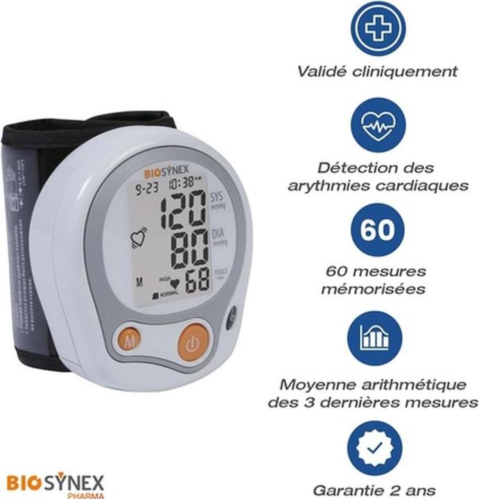 Image du produit Biosynex Tensiomètre poignet (Tensiomètre au poignet)