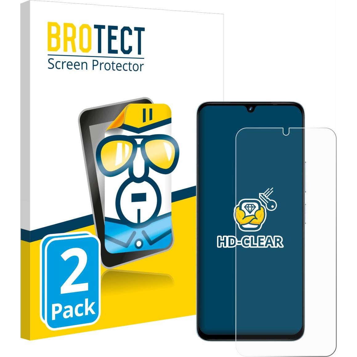 BROTECT Schutzfolie Displayschutz Displayschutzfolie Folie Klar Transparent (2 Stück, Umidigi G100), Smartphone Schutzfo...