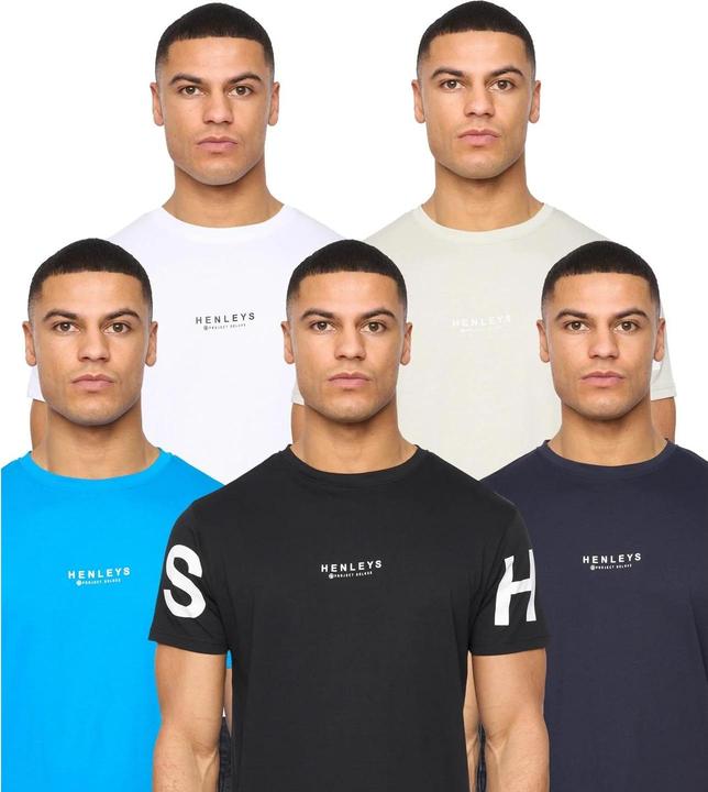 Immagine prodotto Henleys Hensleeve Maglietta Uomo Misura Confezione 5 (S)