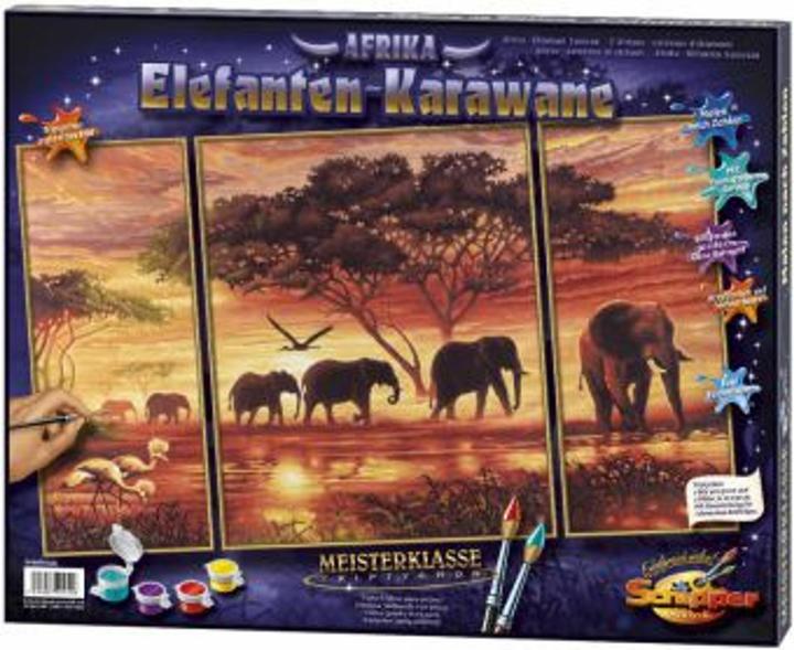 Actual product image Schipper Painting by numbers - Elephants