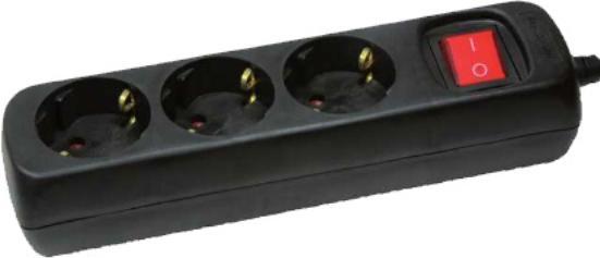 Produktbild LogiLink Steckdosenleiste (3 x, CEE 7/3, 1.40 m)