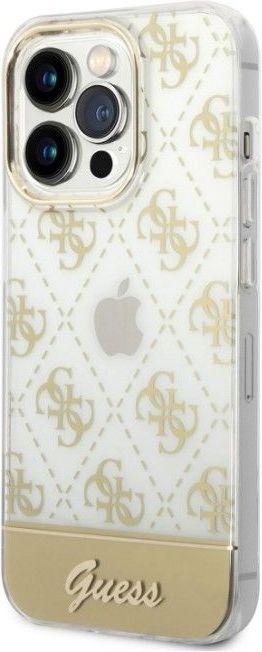 Produktbild Guess iPhone 14 Pro Max PC/TPU Peony Glitter Script Logo Case (Apple iPhone 14 Pro Max)