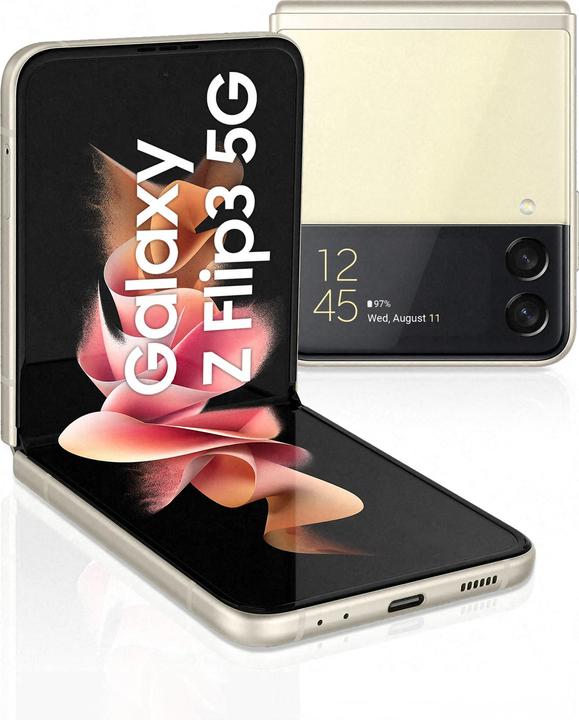 Produktbild Samsung Galaxy Z Flip3 5G EU (256 GB, Cream, 6.70", SIM + eSIM, 5G)